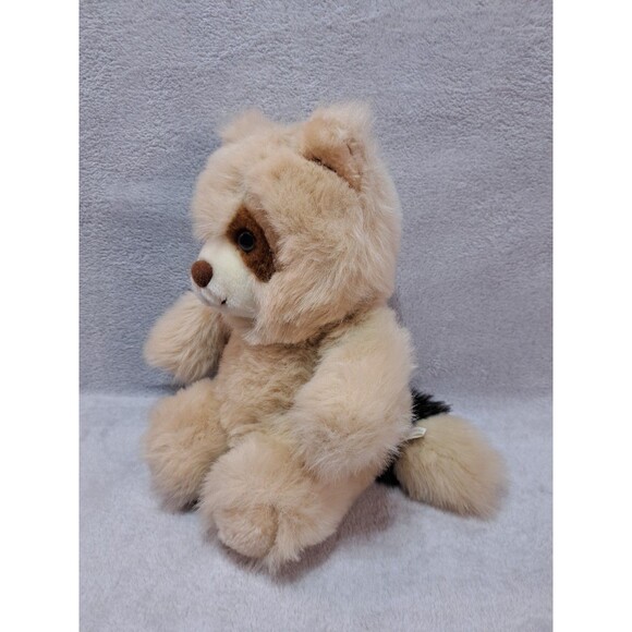 VTG 1985 Prestige Toy Cream Raccoon Panda Plush Stuffed Animal Toy 7054 Roberto - Picture 1 of 9